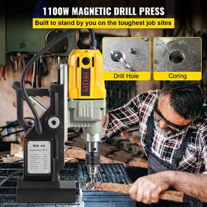Mașină-de-găurit-magnetică-1100W-diametru-de-găurire-4-cm-Forță-de-prindere-12000-N-electrică-portabilă-cu-12-burghie-viteză-maximă-580-rpm