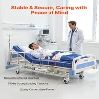 Pat-profesional-electric-pentru-spital-3-funcții-cu-saltea-250-kg