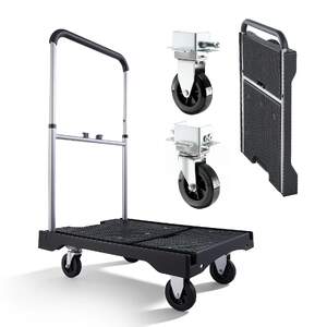 Cărucior-platformă-pliabil-capacitate-150-kg-design-compact
