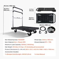 Cărucior-platformă-pliabil-capacitate-150-kg-design-compact