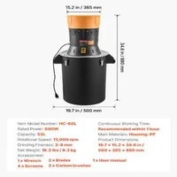 Râșniță-electrică-profesională-pentru-cereale-și-condimente-600W-capacitate-53L