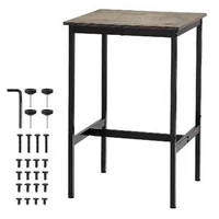 Măsuță-de-bar-pătrată-60-x-60-cm-stil-rustic-design-compact-pentru-cafea-și-cocktailuri