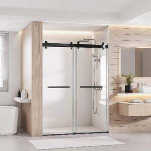 Ușă-de-duș-glisantă-fără-ramă-122-x-193-cm-sticlă-securizată-10-mm-acoperire-nano