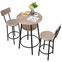 Set-rotund-de-bar-cu-masă-și-2-scaune-gri-deschis-design-compact-pentru-cafea-și-mic-dejun
