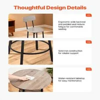 Set-rotund-de-bar-cu-masă-și-2-scaune-gri-deschis-design-compact-pentru-cafea-și-mic-dejun