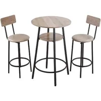 Set-rotund-de-bar-cu-masă-și-2-scaune-gri-deschis-design-compact-pentru-cafea-și-mic-dejun