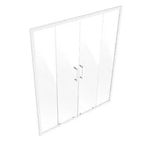 Ușă-dublă-glisantă-pentru-duș-sticlă-securizată-6-mm-accesorii-cromate