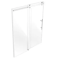 Ușă-de-duș-glisantă-fără-ramă-151-x-191-cm-sticlă-securizată-8-mm-crom