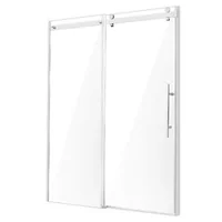 Ușă-de-duș-glisantă-fără-ramă-151-x-191-cm-sticlă-securizată-8-mm-crom