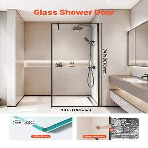 Ușă-de-duș-glisantă-fără-ramă-151-x-191-cm-sticlă-securizată-8-mm-crom