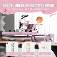 Presă-termică-roz-5-în-1-38-x-38-cm-cu-presă-30oz-pentru-căni-tricouri-și-șepci