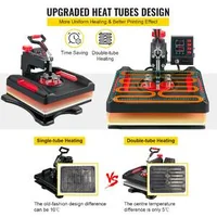 Presă-termică-profesională-5-în-1-38-x-38-cm-roșie-pentru-tricouri-căni-și-șepci