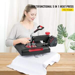 Presă-termică-profesională-5-în-1-38-x-38-cm-roșie-pentru-tricouri-căni-și-șepci