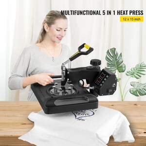 Presă-termică-roșie-5-în-1-30-x-38-cm-pentru-tricouri-căni-șepci-și-farfurii