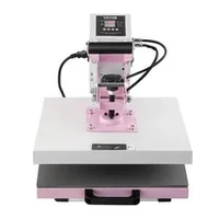 Presă-termică-roz-38-x-38-cm-cu-tavă-culisantă-pentru-tricouri-și-textile