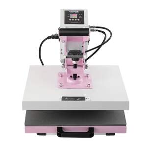 Presă-termică-roz-38-x-38-cm-cu-tavă-culisantă-pentru-tricouri-și-textile