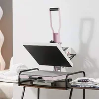 Presă-termică-roz-38-x-38-cm-cu-tavă-culisantă-pentru-tricouri-și-textile