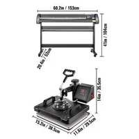 Set-profesional-complet-plotter-industrial-1350-mm-și-presă-termică-5-în-1