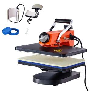 Presă-termică-albastră-5-în-1-30-x-38-cm-pentru-tricouri-căni-șepci-și-farfurii