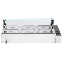 Încălzitor-electric-profesional-pentru-bufet-6-1-2-cu-paravan-de-sticlă