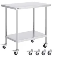 Masă-de-lucru-din-oțel-inoxidabil-61x91-5-cm-cu-roți