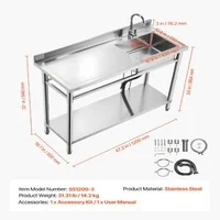 Chiuvetă-de-sine-stătătoare-din-oțel-inoxidabil-1200x500-mm-cu-cuvă-în-stânga