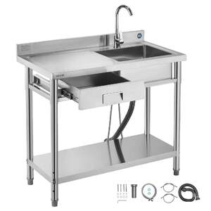 Chiuvetă-de-sine-stătătoare-din-oțel-inoxidabil-1000x500-mm-cu-sertar