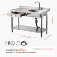 Chiuvetă-de-sine-stătătoare-din-oțel-inoxidabil-1000x500-mm-cu-sertar