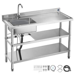 Chiuvetă-de-sine-stătătoare-din-oțel-inoxidabil-1200x500-mm-cu-raft-dublu