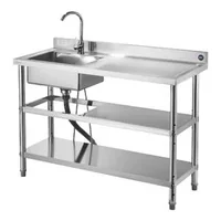 Chiuvetă-de-sine-stătătoare-din-oțel-inoxidabil-1200x500-mm-cu-raft-dublu