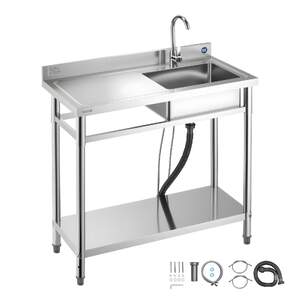 Chiuvetă-de-sine-stătătoare-din-oțel-inoxidabil-100x50-cm-cu-cuvă-în-partea-stângă