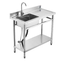 Chiuvetă-independentă-din-oțel-inoxidabil-100x50-cm-cu-cuvă-în-partea-dreaptă