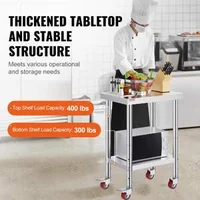 Masă-de-lucru-mobilă-61-x-45-cm-oțel-inoxidabil-cu-roți