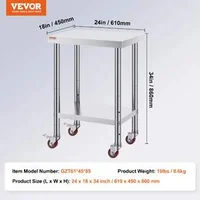 Masă-de-lucru-mobilă-61-x-45-cm-oțel-inoxidabil-cu-roți