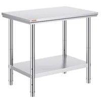 Masă-profesională-de-lucru-91-5-x-61-cm-din-oțel-inoxidabil-pentru-catering