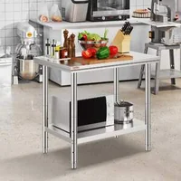 Masă-profesională-de-lucru-91-5-x-61-cm-din-oțel-inoxidabil-pentru-catering