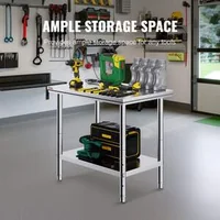 Masă-profesională-de-lucru-91-5-x-61-cm-din-oțel-inoxidabil-pentru-catering