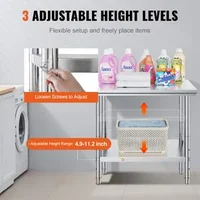 Masă-profesională-de-lucru-91-5-x-61-cm-din-oțel-inoxidabil-pentru-catering