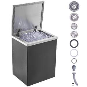 Cuvă-încorporabilă-pentru-gheață-din-oțel-inoxidabil-35-5-x-30-5-cm-cu-capac