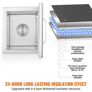 Cuvă-încorporabilă-pentru-gheață-din-oțel-inoxidabil-35-5-x-30-5-cm-cu-capac