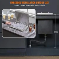 Cuvă-încorporabilă-pentru-gheață-din-oțel-inoxidabil-35-5-x-30-5-cm-cu-capac