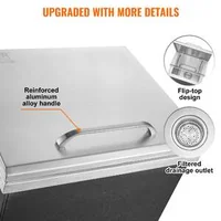Cuvă-încorporabilă-pentru-gheață-din-oțel-inoxidabil-35-5-x-30-5-cm-cu-capac