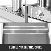 Masă-de-lucru-mobilă-76-x-45-cm-oțel-inoxidabil-cu-roți