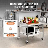 Masă-de-lucru-din-oțel-inoxidabil-76x91-5-cm-mobilă-cu-raft-reglabil