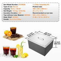 Recipient-profesional-pentru-gheață-încastrabil-40-Qt-56x43-cm-din-oțel-inoxidabil