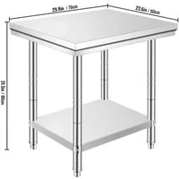 Masă-de-lucru-profesională-60x76-cm-oțel-inoxidabil-pentru-pregătire