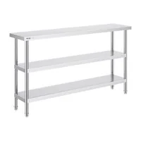 Masă-de-lucru-îngustă-35-5-x-152-4-cm-din-oțel-inoxidabil-pentru-uz-profesional