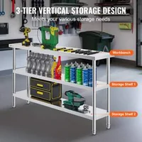Masă-de-lucru-îngustă-35-5-x-152-4-cm-din-oțel-inoxidabil-pentru-uz-profesional