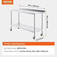 Masă-de-lucru-mobilă-61x152-cm-oțel-inoxidabil-cu-roți