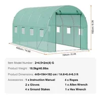 Seră-tunel-pentru-grădină-4-45-x-1-94-x-1-92-m-structură-galvanizată